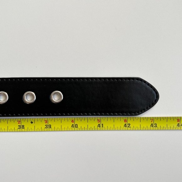 Y2K 2000s bullet-studded black belt - Picture 6 of 8